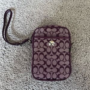 Purple coach accessory